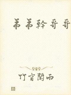 弟弟干哥哥小说