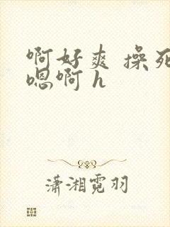 啊好爽 操死我嗯啊 h