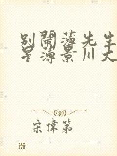 别闹薄先生沈繁星薄景川大全