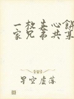 一枚夹心饼被祝家兄弟共享后封面