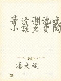 萧清渊沈晚棠的小说免费阅读