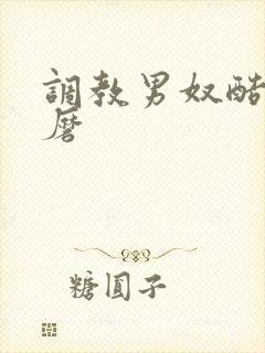 调教男奴酷刑折磨