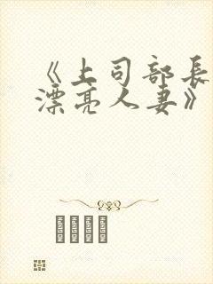 《上司部长出轨漂亮人妻》中字