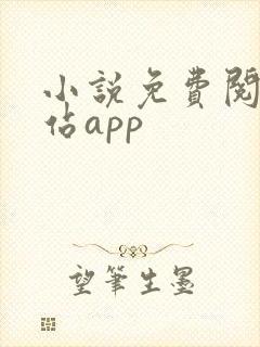 小说免费阅读网站app