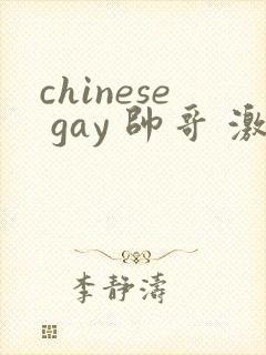 chinese gay 帅哥 激情