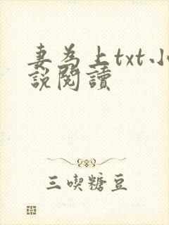 妻为上txt小说阅读