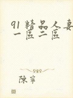 91 精品人妻一区二区封面