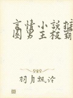 言情小说推荐校园男主校霸