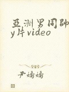 亚洲男同帅gay片video