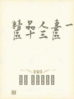 精品人妻一区二区十三区封面
