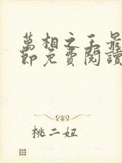 万相之王最新章节免费阅读全文封面