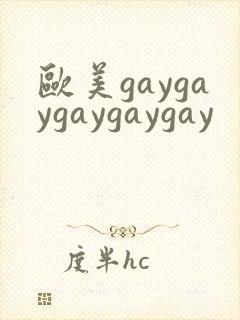 欧美gaygaygaygaygay