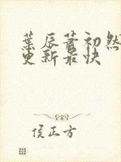 叶辰萧初然免费更新最快
