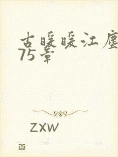 古暖暖江尘御第75章封面
