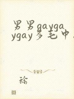 男男gaygaygay多毛中国
