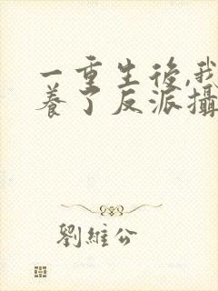 一重生后,我娇养了反派摄政王封面