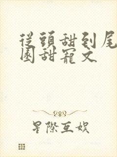 从头甜到尾的校园甜宠文