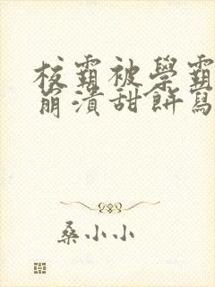 校霸被学霸玩到崩溃甜饼写手