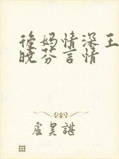 后妈情深王磊杨晓芬言情