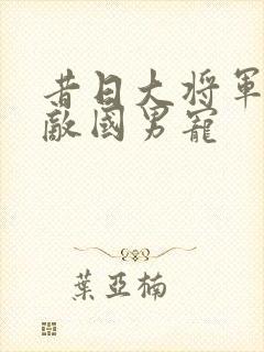 昔日大将军沦为敌国男宠
