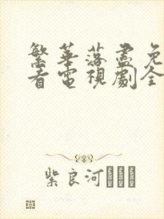 繁华落尽免费观看电视剧全集高清封面