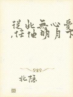 从此无心爱良夜,任他明月下西楼?封面
