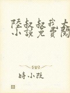 陆叔叔我太小了小说免费阅读全文封面