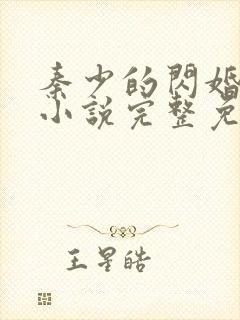 秦少的闪婚娇妻小说完整免费