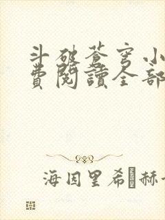 斗破苍穹小说免费阅读全部无弹窗