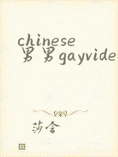 chinese男男gayvideo