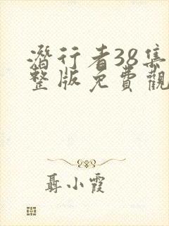 潜行者38集完整版免费观看封面