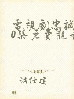 电视剧忠诚全20集免费观看