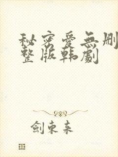 秘密爱无删减完整版韩剧