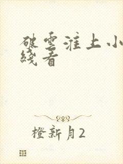 破云淮上小说在线看