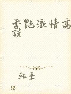 香艳激情高潮小说