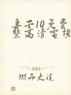 妻子10免费完整高清电视剧在线看
