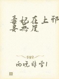 毒妃在上邪王宠妻无度