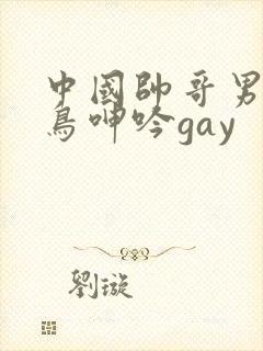 中国帅哥男同大鸟呻吟gay