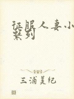 征服人妻小说.系列