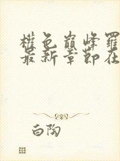 权色巅峰罗泽凯最新章节在线阅读