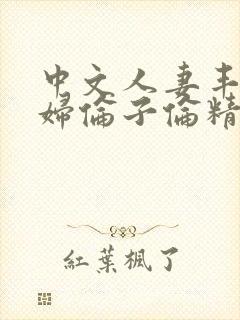 中文人妻丰满熟妇伦子伦精品
