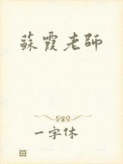 苏霞老师