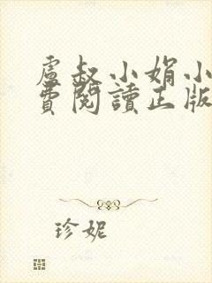 卢叔小娟小说免费阅读正版