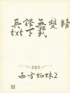 兵锋无双精校版txt下载