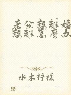 老公想离婚我不想离怎么办
