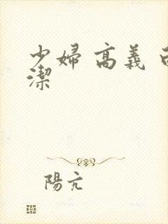 少妇 高义 白洁