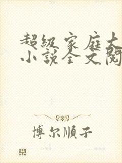 超级家庭大杂烩小说全文阅读封面