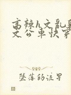 高辣h文乱乳h文公车快穿