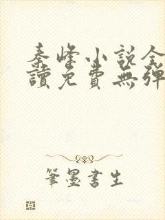 秦峰小说全文阅读免费无弹窗封面