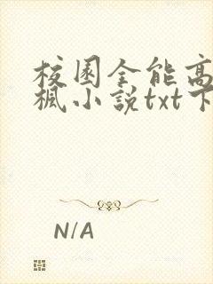 校园全能高手季枫小说txt下载全集封面